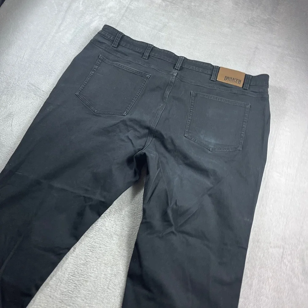 Duluth Trading Co Flex‎ Fire Hose Relaxed Fit Black Work Pants 44x30 Mens